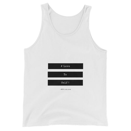 Love Yo Self: Embrace Your Uniqueness In This Comfortable Unisex Tank Top